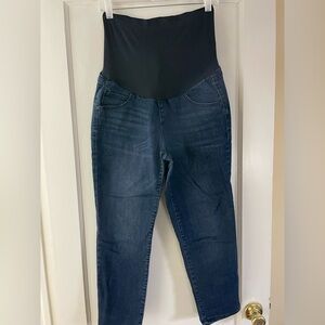 A•GLOW Blue Maternity Jeans